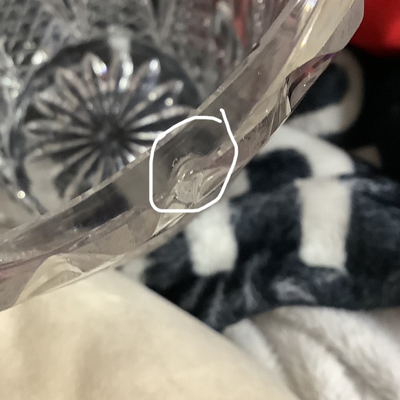 Lead crystal cut glass vase diamond pattern large vase flower vase - Picture 10 of 13